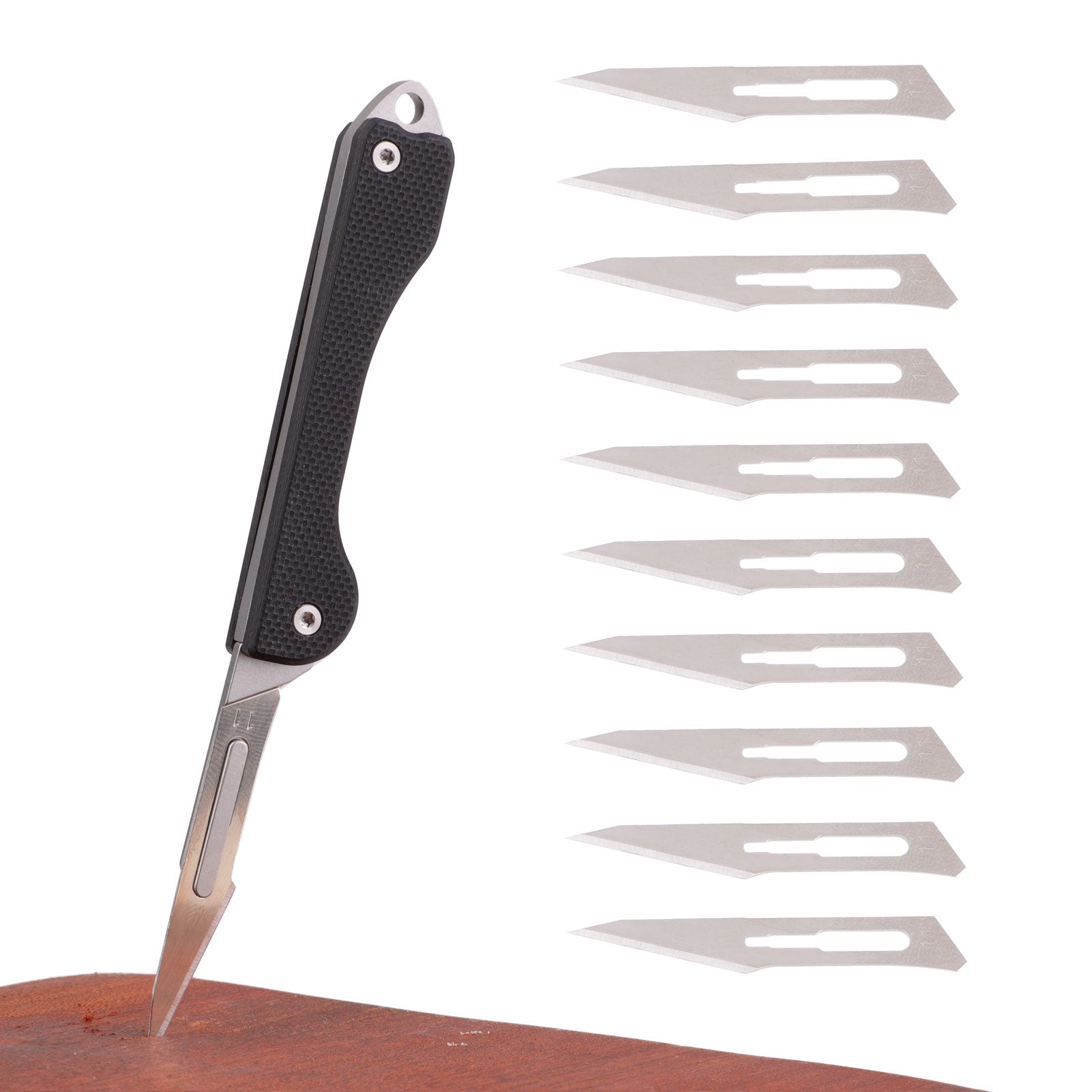 Samior S12 Mini SlipJoint 3# Scalpel Handle Folding Pocket Knife