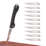 Samior S12 Mini SlipJoint 3# Scalpel Handle Folding Pocket Knife