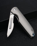 Samior S08 Mini Folding Scalpel Neck Knife, #24 Blades