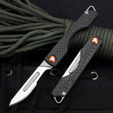 Samior TS135 Folding Scalpel Utility Knife with 10 Blades