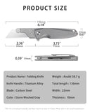 ainhue A373 Pocket Folding Flipper Utility Knife