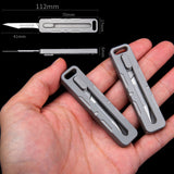 ainhue A275 Mini Retractable Utility Box Cutter Knife 3# Scalpel Handle