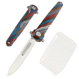 Samior T369 Small Folding Pocket Flipper Scalpel Knife
