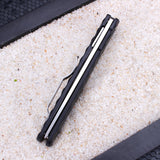 Samior ST386 Slim Katana Flipper Knife, 3.86" Blade, G10 Handle