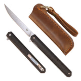Samior G1035 G10 Handle Flipper Knife, 3.5" D2 Blade (6 variants)