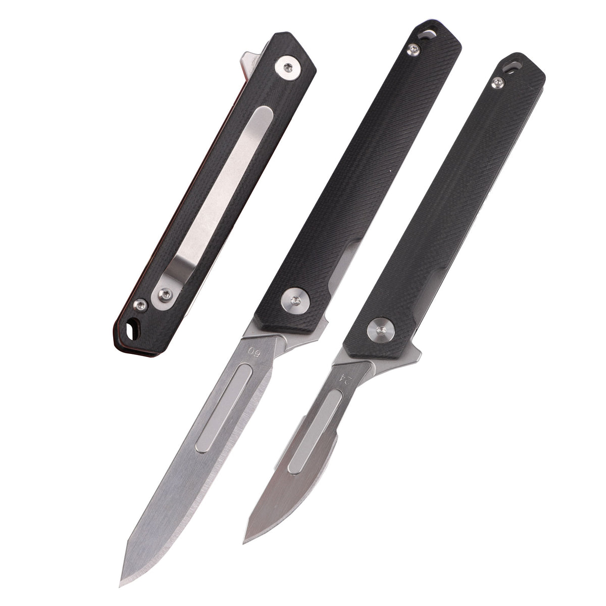 Retractable Utility Knife, Box Cutter Letter Opener Pocket Knives | Harfington, Green / 1Pcs