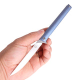 Samior GP035 Aluminum Handle Flipper Knife, 3.5" D2 Blade,
