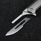 Samior S099 Titnaium Scalpel Folding Knife