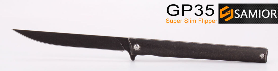 https://samior.com/collectSamior GP035 Small Slim Folding Pocket Flipper Knife, 3.5 inch M390 Drop Point Blade, Slender TC4 Titanium Handle with Frame Lock Pocket Clip, EDC Low Profile Gentleman's Knives,ions/gp035-series