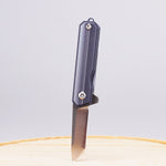 Samior HY003 Mini Samurai Keychain Pocket Folding Knife, 1.45 inches Tanto Blade