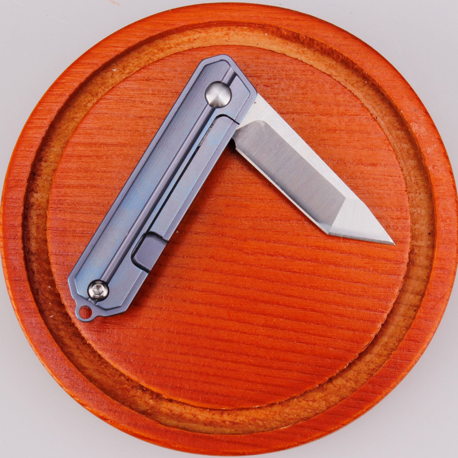 Samior HY003 Mini Samurai Keychain Pocket Folding Knife, 1.45 inches Tanto Blade