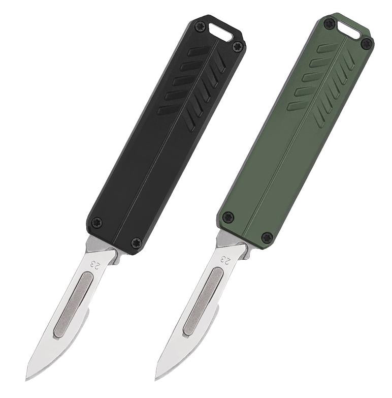Ainhue RS-3 - Mini Auto Retractable Scalpel Utility OTF Scalpel Knife