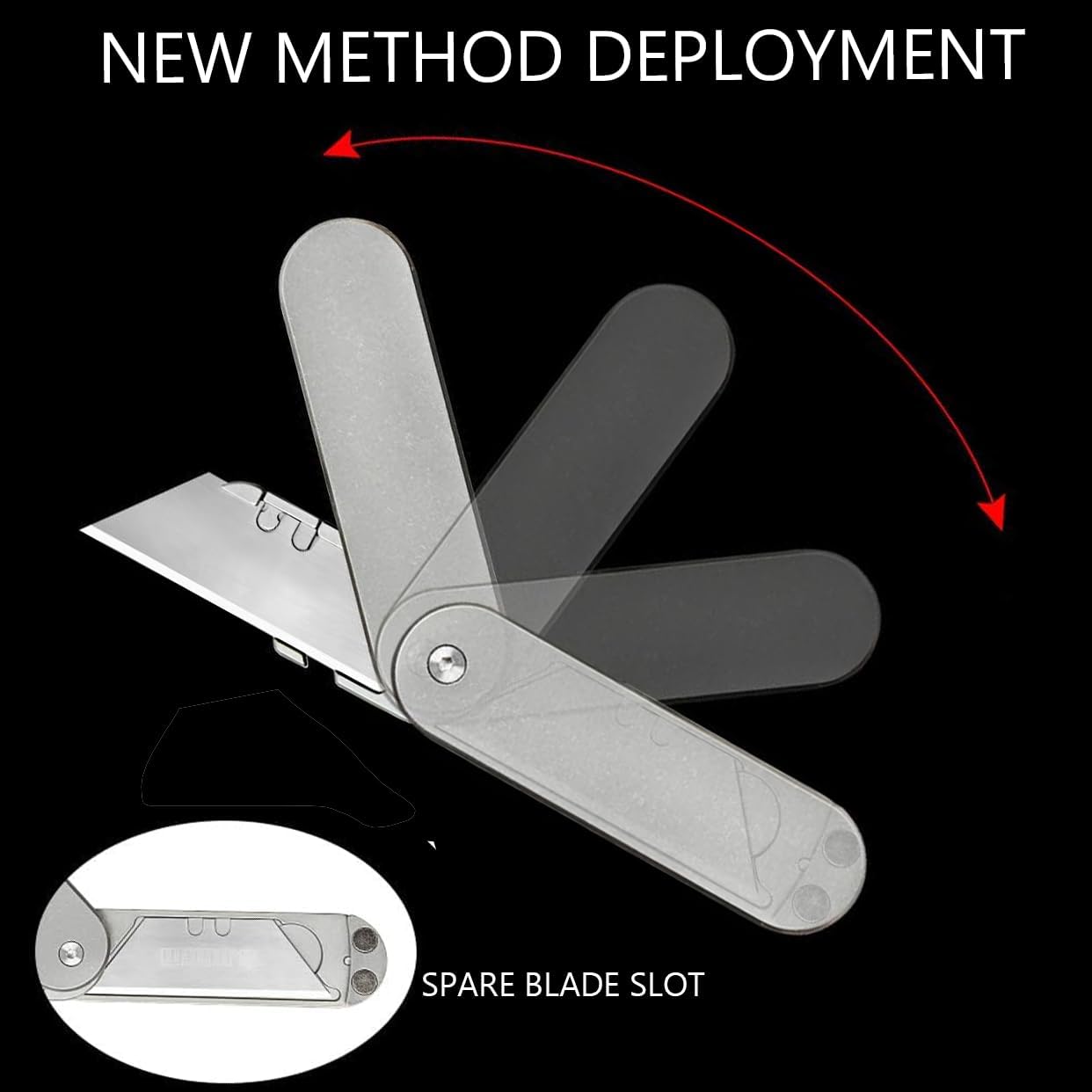 ainhue A33 Unique Deployment Titanium Alloy Pocket Utility Knife