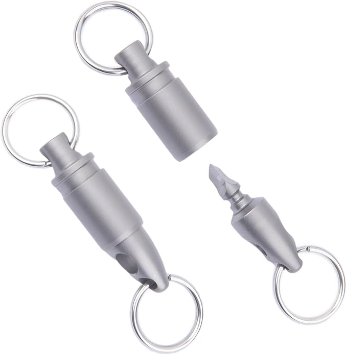 T14 Quick Release Detachable TC4 Titanium Universal Key Ring Connector