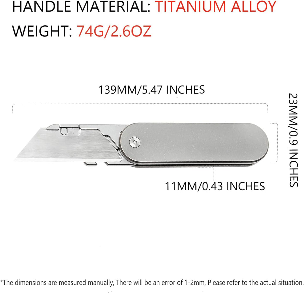 ainhue A33 Unique Deployment Titanium Alloy Pocket Utility Knife