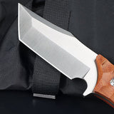 ainhue AF827 Tanto Fixed Blade Knife 3.75 inch Satin Tanto Blade