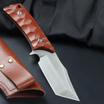 ainhue AF827 Tanto Fixed Blade Knife 3.75 inch Satin Tanto Blade