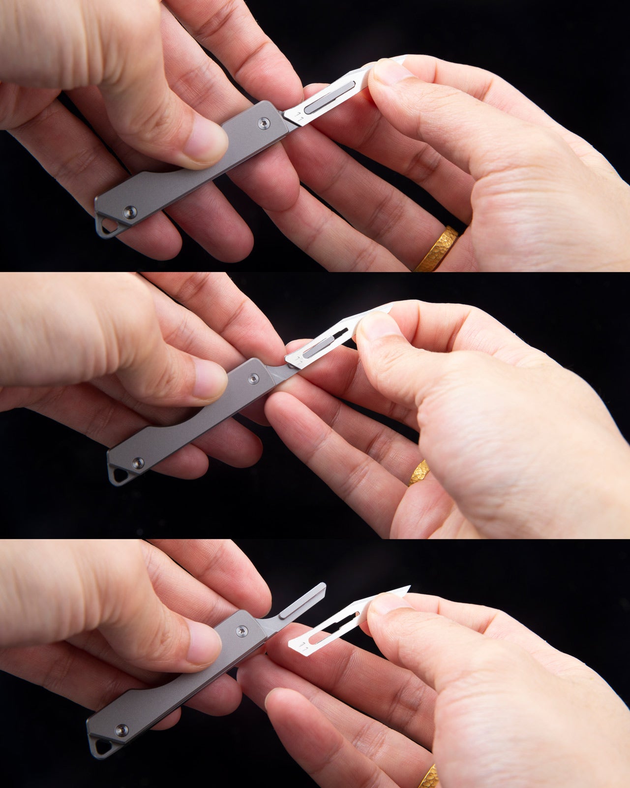 Samior TS135 Folding Scalpel Utility Knife with 10 Blades