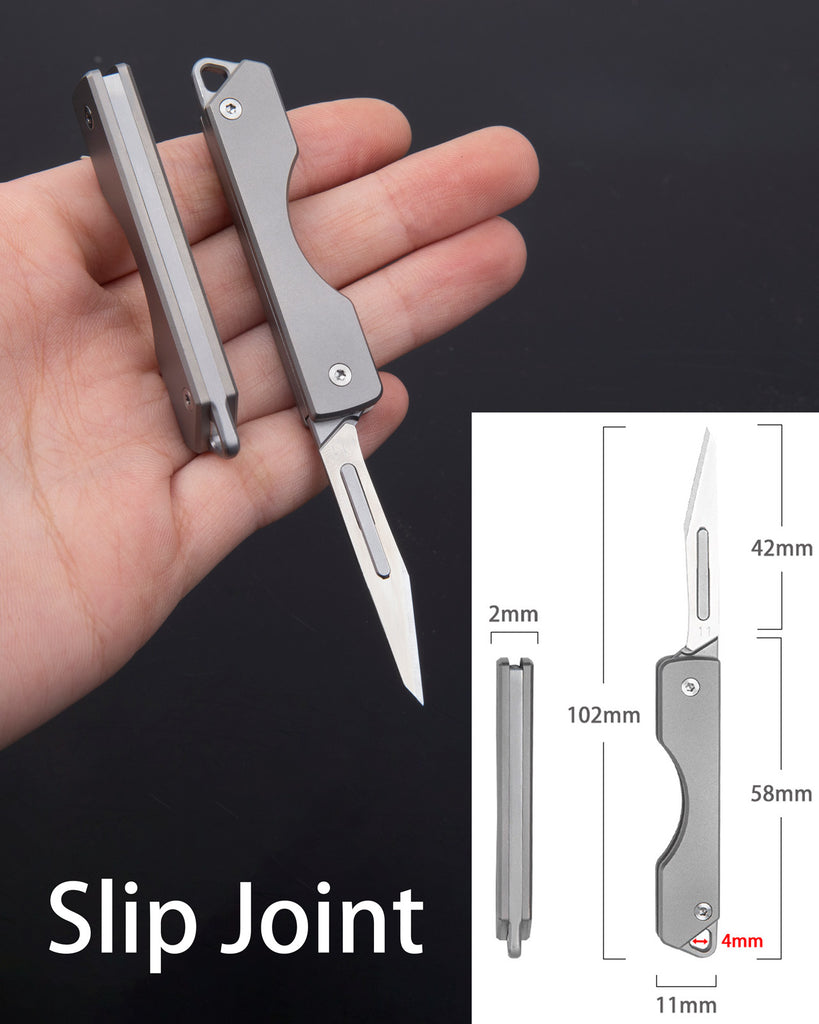 Samior S52 Folding Scalpel Utility Knife with 10 Blades