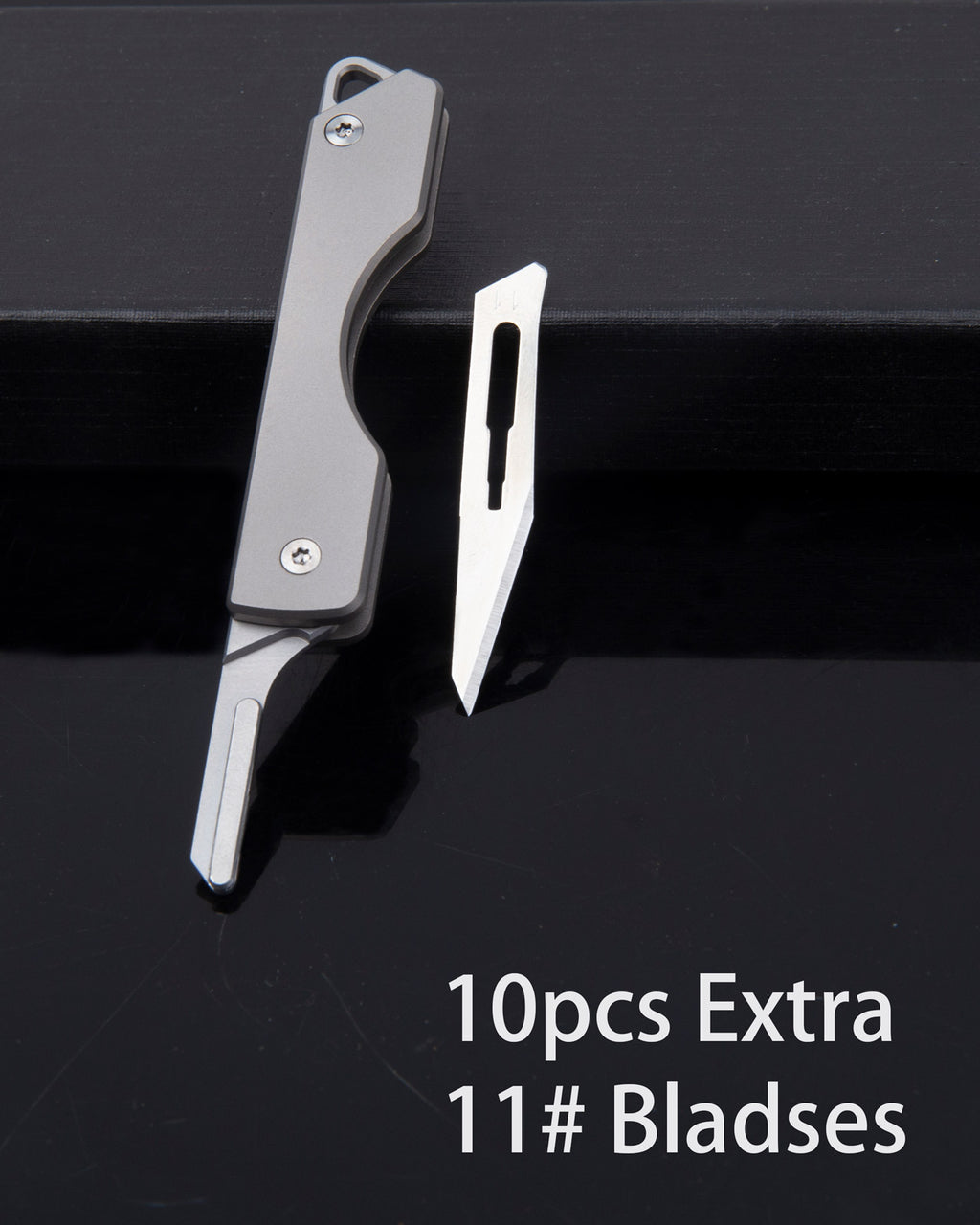 Samior TS135 Folding Scalpel Utility Knife with 10 Blades