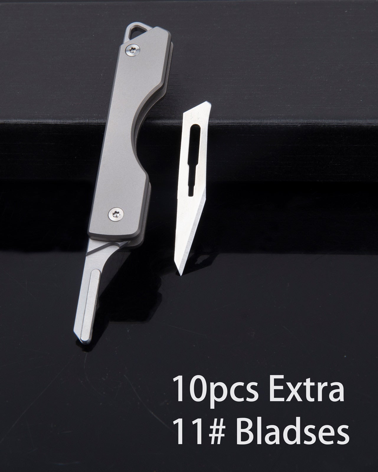 Samior TS135 Folding Scalpel Utility Knife with 10 Blades