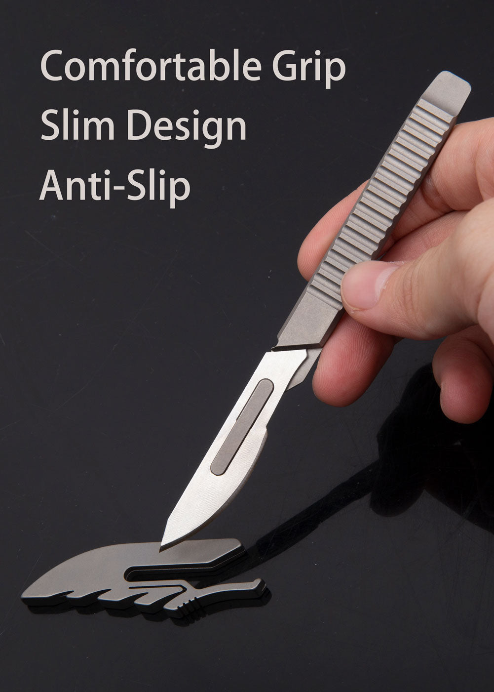 ainhue A5 Pocket Scalpel Utility Knife, 10pcs #24 Blades