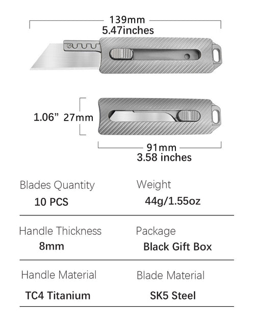 ainhue A358 Retractable Blade Utility Knife