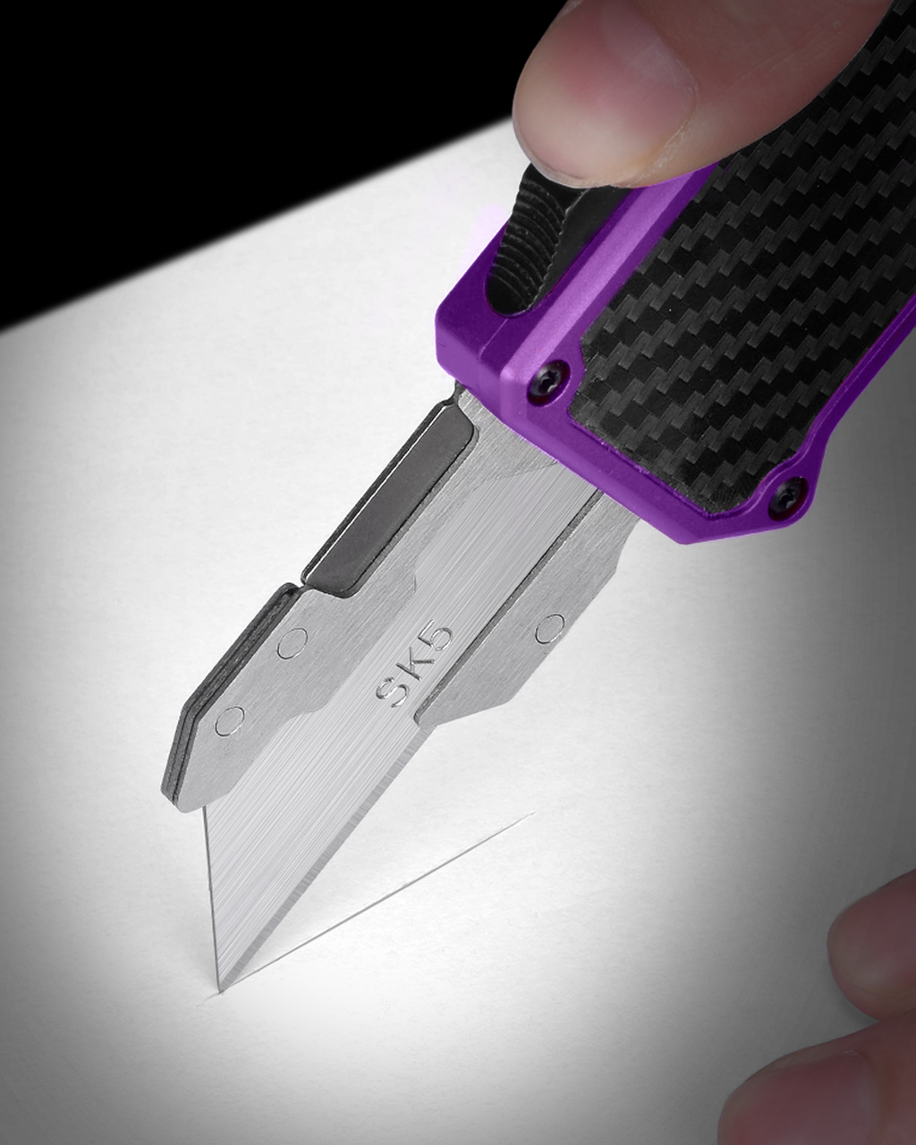 ainhue RU36 Auto Retractable Box Cutter OTF Utility Knife