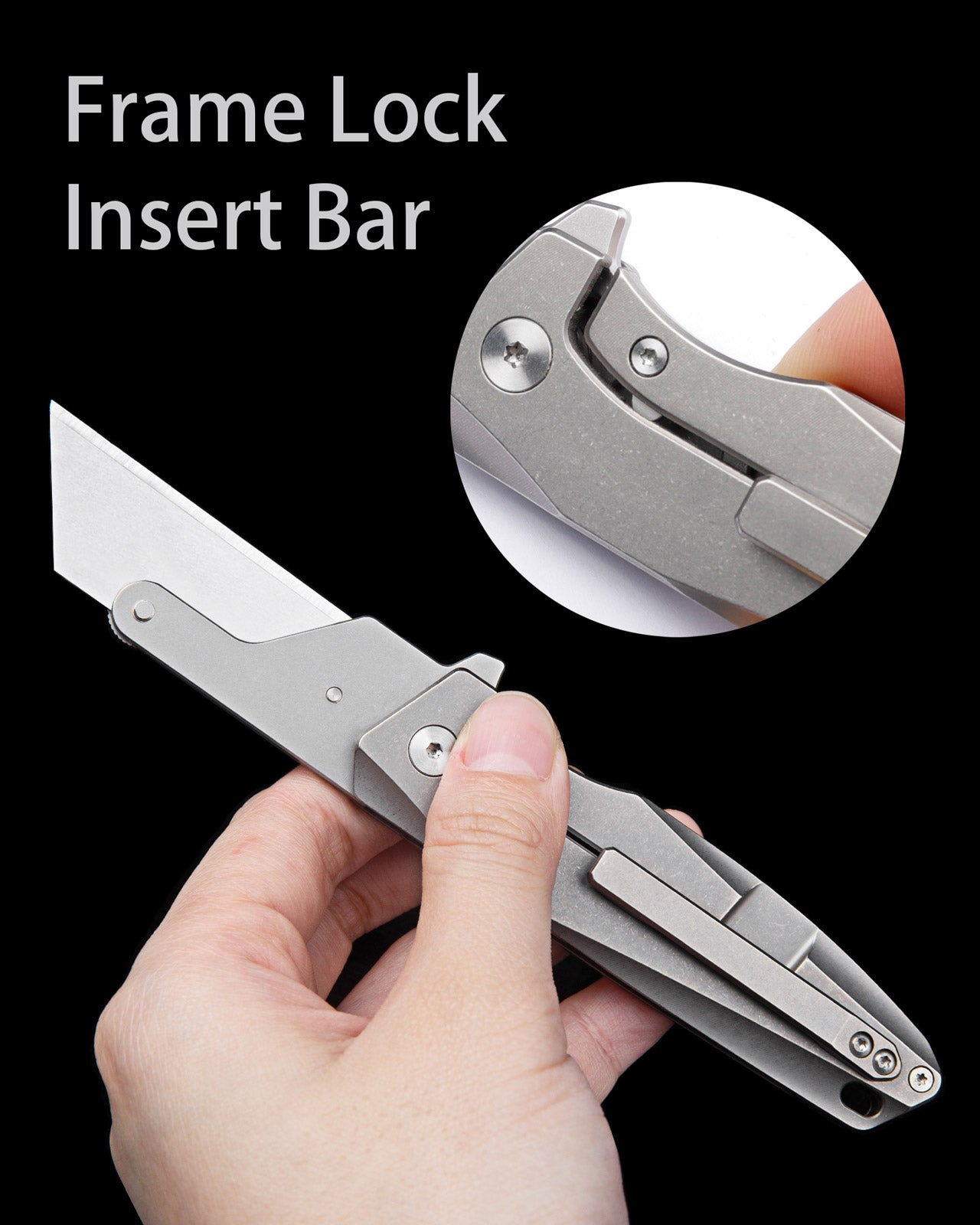 ainhue A373 Pocket Folding Flipper Utility Knife