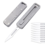 ainhue A275 Mini Retractable Utility Box Cutter Knife 3# Scalpel Handle