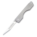 ainhue A23 Mini Scalpel Folding Pocket Knife with 10pcs #11 Replaceable Blade