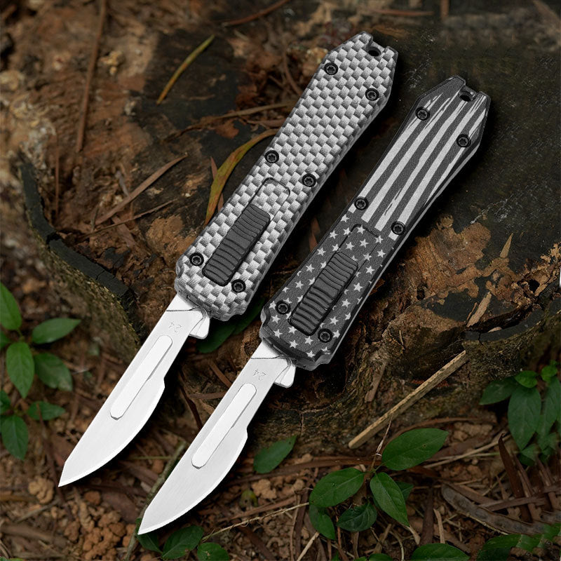 ainhue R32 Auto Retractable #24 Scalpel OTF Utility Knife