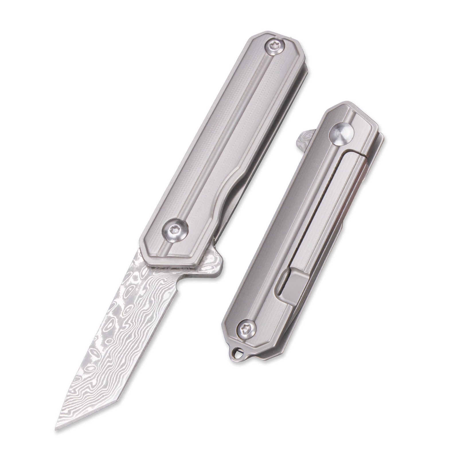 Samior HY004 Mini Titanium Handle Pocket Knife 1.45