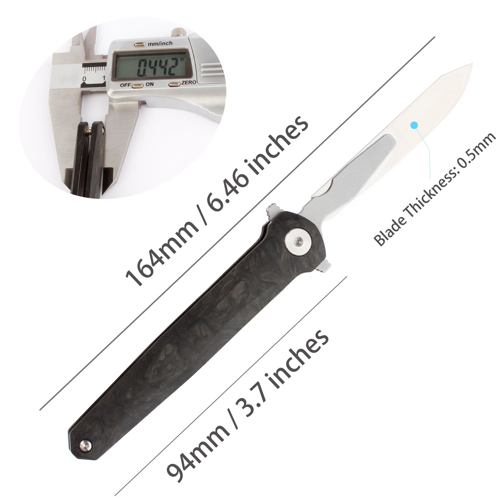 Samior T369 Small Folding Pocket Flipper Scalpel Knife