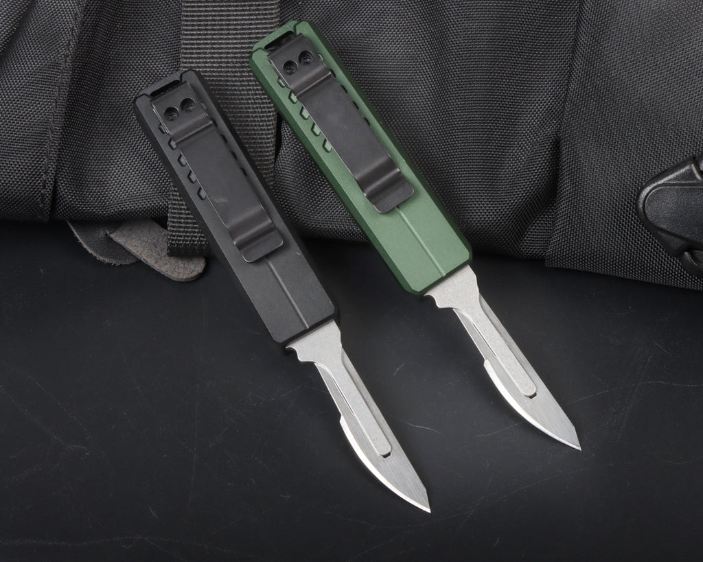 Ainhue RS-3 - Mini Auto Retractable Scalpel Utility OTF Scalpel Knife