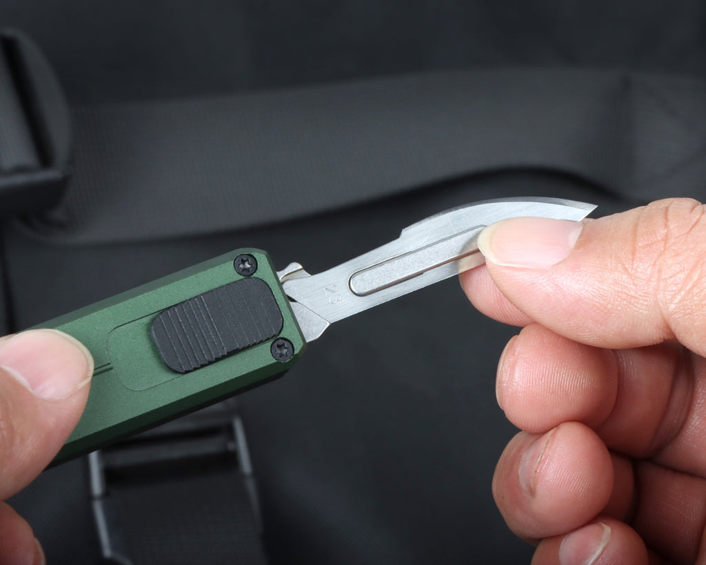 Ainhue RS-3 - Mini Auto Retractable Scalpel Utility OTF Scalpel Knife
