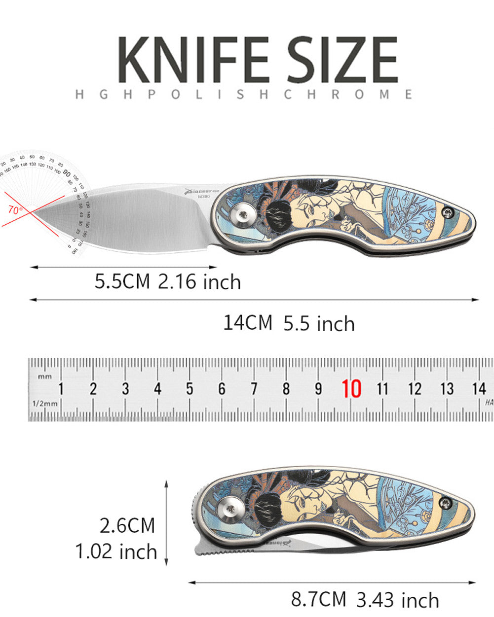 PioneerEDC MT034 Compact Slipjoint Pocket EDC Knife