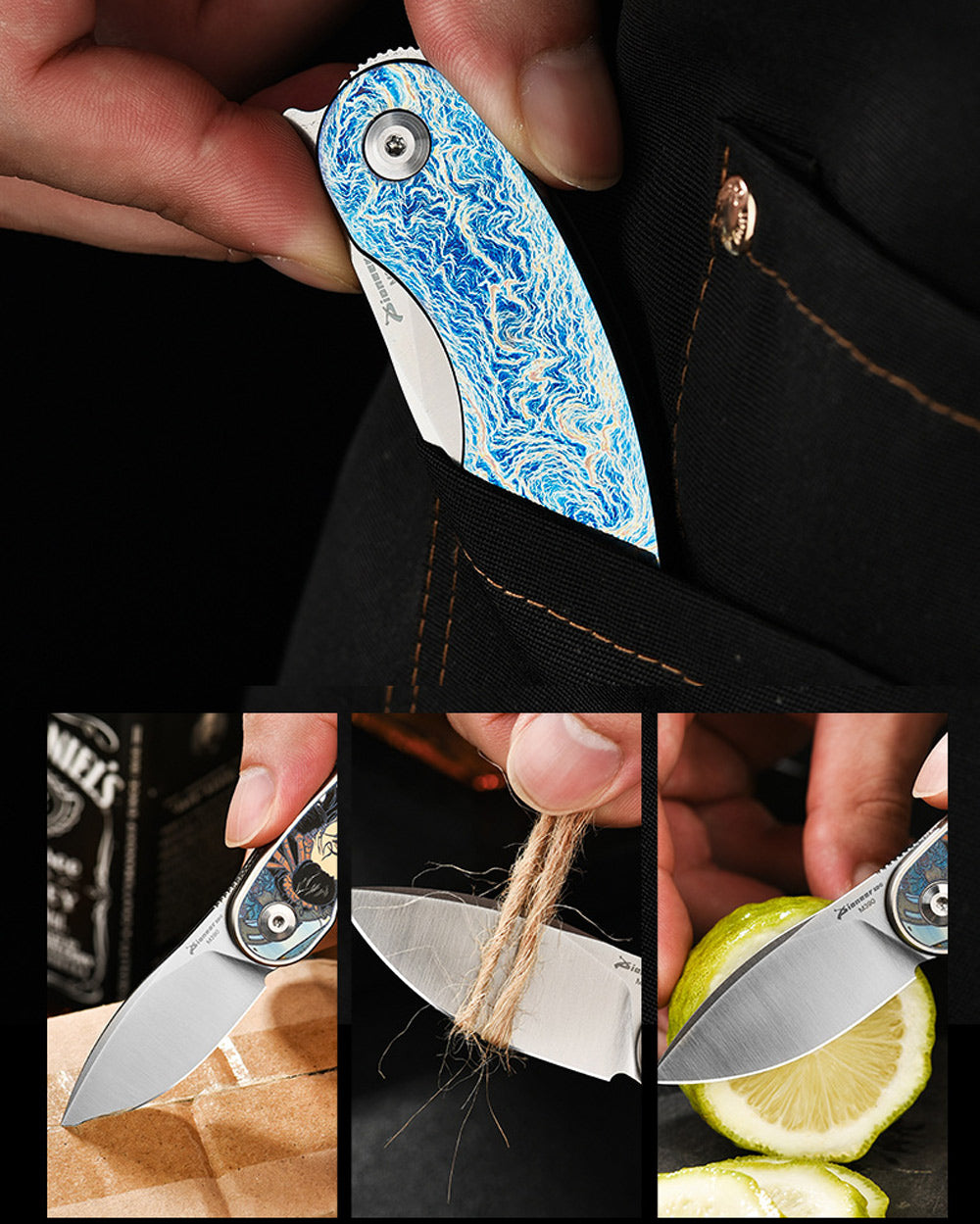 PioneerEDC MT034 Compact Slipjoint Pocket EDC Knife