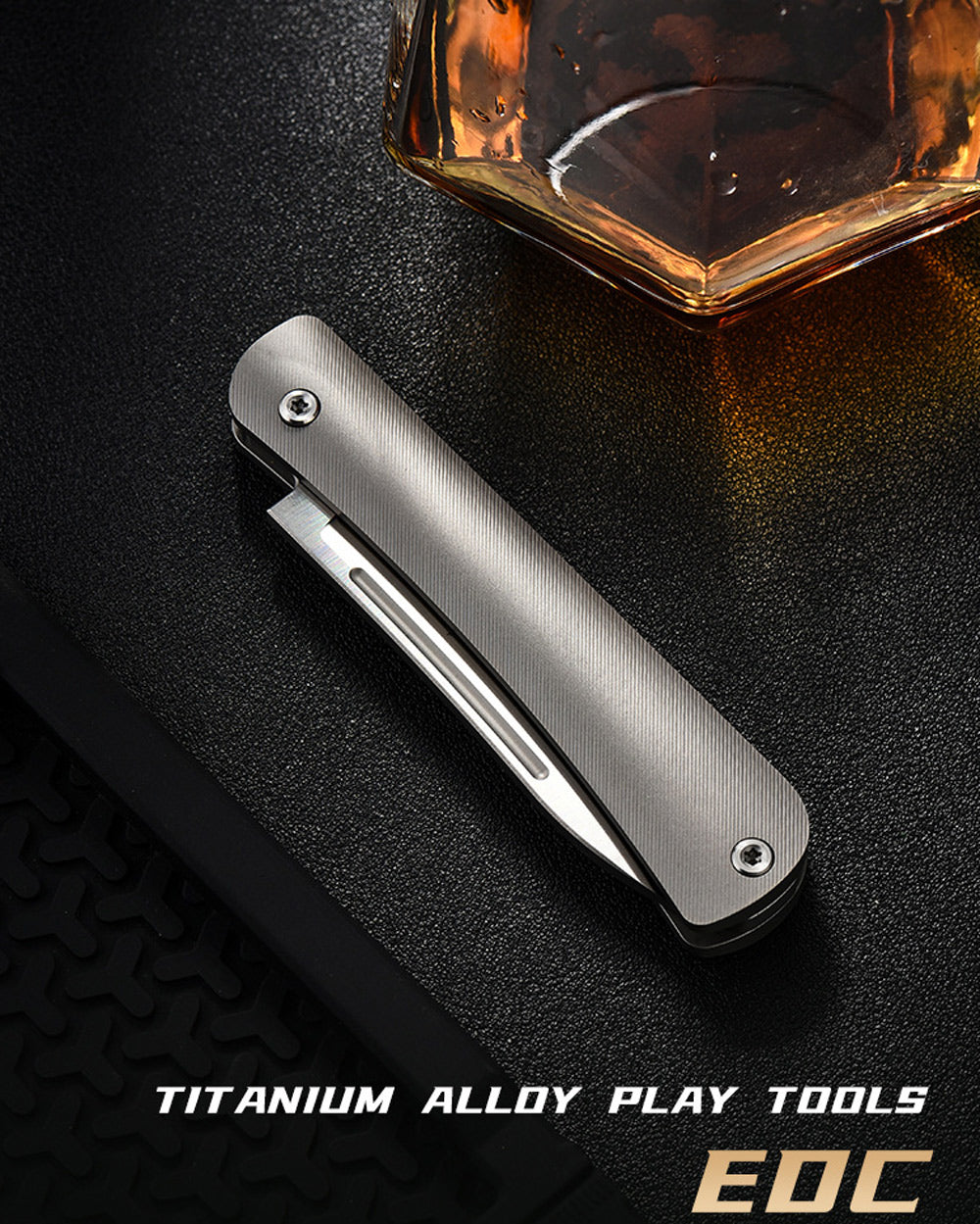 PioneerEDC MT0386 Slipjoint Pocket Knife, 14C28N Stainless Steel Blade
