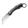 PioneerEDC MT575 Folding Karambit Knife, 2.76 inches D2 Blade, Thumb Stud One-Handed Deployment, Carbon Fiber TC4 Titanium Handle with Pocket Clip, 6.19 oz
