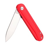Samior G1028 Compact Folding Flipper Knife, 2.8" D2 Blade, G10 Handle