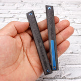 Samior GP035 Marble Carbon Fiber Handle Pocket Knife, 3.5" M390 Blade,