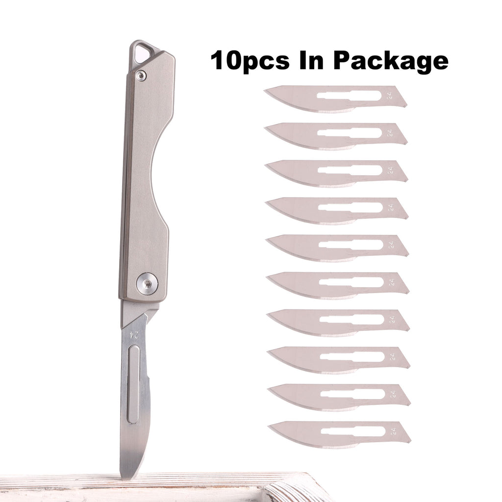 Samior TS135 Folding Scalpel Utility Knife with 10 Blades