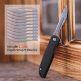 Samior S51 Mini Scalpel Neck Knife with 10pcs #24 Blades