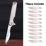 Samior TS51 Scalpel Folding Flipper Knife