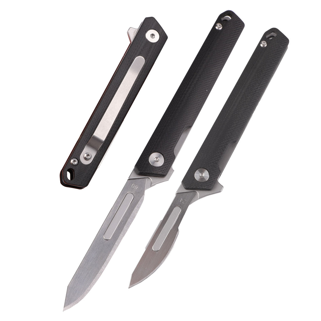 Samior S13 Slim Scalpel Folding Knife with #60 Blades
