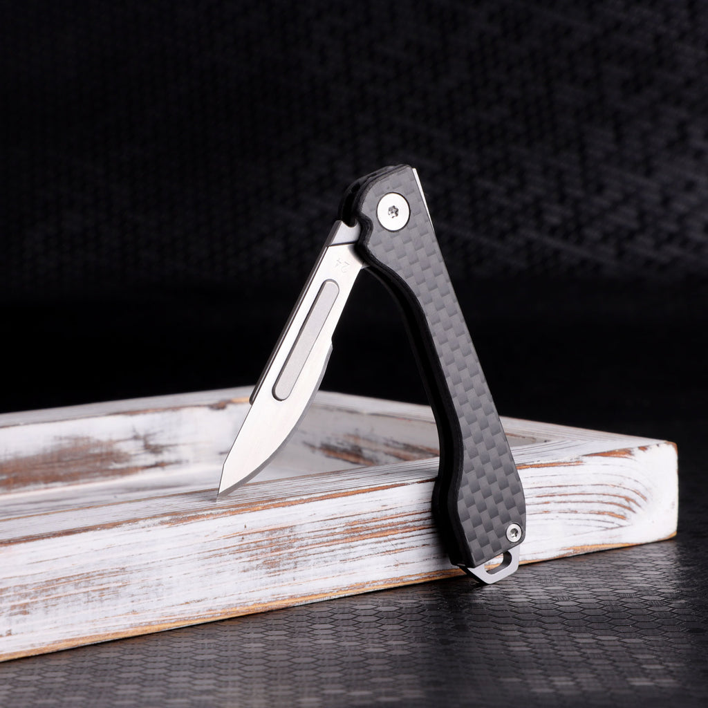 Samior S52 Folding Scalpel Utility Knife with 10 Blades