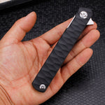 Samior ST386 Slim Katana Flipper Knife, 3.86" Blade, G10 Handle