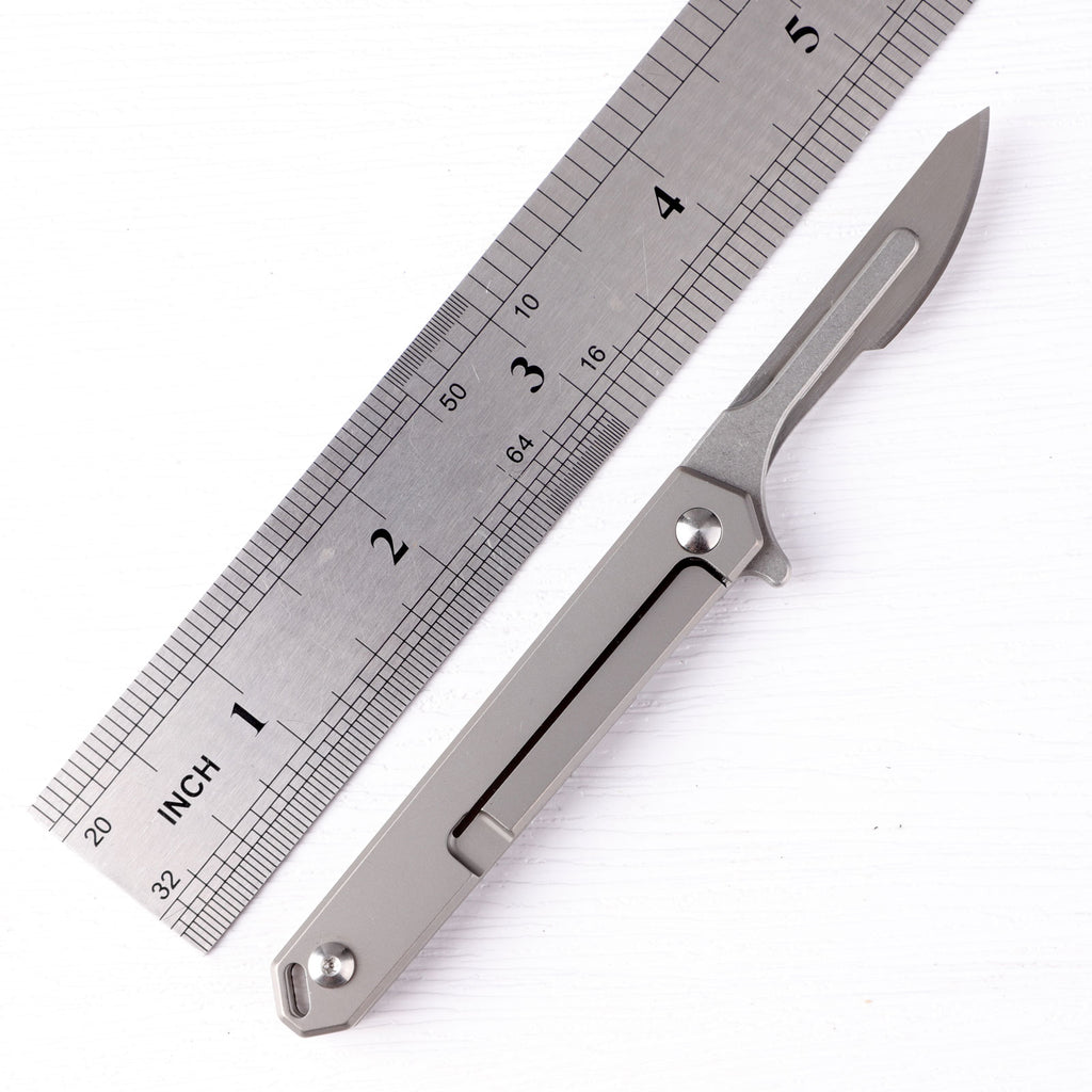 Samior S08 Mini Folding Scalpel Neck Knife, #24 Blades