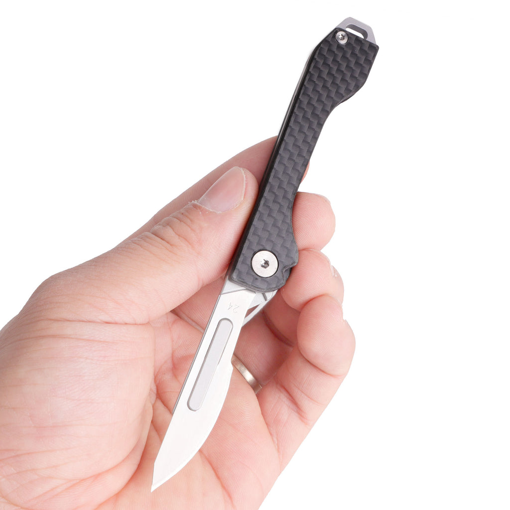 Samior S52 Folding Scalpel Utility Knife with 10 Blades